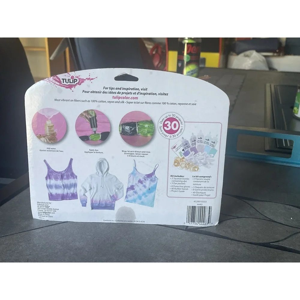 Tulip One‎ Step Fabric Tie Dye Kit: PRETTY PASTELS 5 Colors Dyes Art Craft NIB